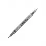 Brush Pen Tombow Fudenosuke Soft Twin Black & Gray WS-TBS