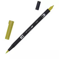 Pisak Tombow Abt Dual Brush Pen 076 Green Ochre