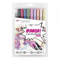 Tombow Dual Brush Pen 10 Manga Shojo ABT-10C-MANGA2