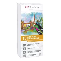 Tombow Dual Brush Pen 18 Secondary Colours ABT-18P-2