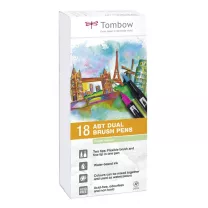 Tombow Dual Brush Pen 18 Pastel Colours ABT-18P-5
