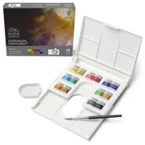 Farby Akwarelowe Winsor & Newton Professional Water Colour 14 Half Pans The Compact Set