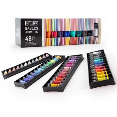 Farby Akrylowe Liquitex Basics Acrylic Color Set 48 x 22 ml 3699395