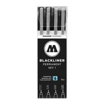 Cienkopisy Molotow Blackliner 4 Set 1 200486