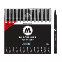 Cienkopisy Molotow Blackliner 13 set 200495