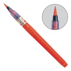 Brush Pen Kuretake No. 23 Shu-Boku Medium Vermilion DN151-23B