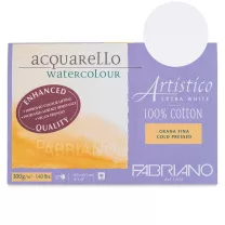 Blok do Akwareli Fabriano Artistico 300 gsm Extra White Cold Pressed 30,5 x 45,5 cm 19313045