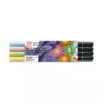 Pisaki Kuretake Art & Graphic Twin 4 Soft set TUT-80/V4SO