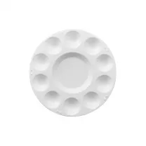Paleta Plastikowa Okrągła 17,5cm  10 Kom&oacute;r 192