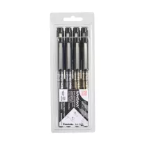 Cienkopisy Kuretake Mangaka Assortment 8 set Black CNM8VBK