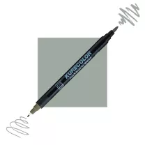 Pisak Kuretake Kurecolor Fine & Brush For Manga 845 Green Gray