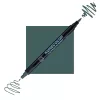 Pisak Kuretake Kurecolor Fine & Brush For Manga 846 Green Gray
