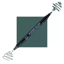 Pisak Kuretake Kurecolor Fine & Brush For Manga 846 Green Gray