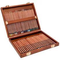 Kredki Derwent Lightfast 48 set Wooden Box 2305692