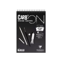 Blok Clairefontaine Carb On 120 gsm 20 ark. Spirala A5 975042C