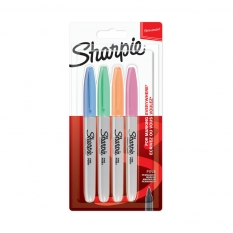 Markery Sharpie Fine 4 Pastel Colors ShP-2065402