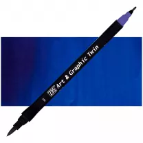 Pisak Kuretake Art & Graphic Twin 003 Blue