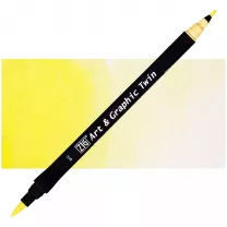 Pisak Kuretake Art & Graphic Twin 013 Pale Yellow