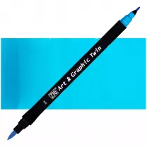 Pisak Kuretake Art & Graphic Twin 034 Cobalt Blue