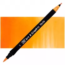 Pisak Kuretake Art & Graphic Twin 042 Bright Yellow