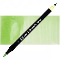 Pisak Kuretake Art & Graphic Twin 053 Pale Green