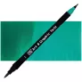 Pisak Kuretake Art & Graphic Twin 054 Turquoise Green