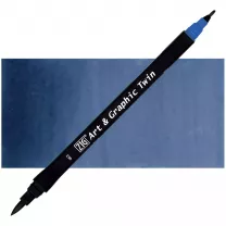 Pisak Kuretake Art & Graphic Twin 063 Dull Blue