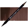 Pisak Kuretake Art & Graphic Twin 076 Dark Brown