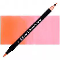 Pisak Kuretake Art & Graphic Twin 222 Pink Flamingo