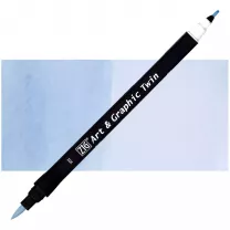 Pisak Kuretake Art & Graphic Twin 302 Haze Blue