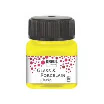 Farba do Szkła i Ceramiki Kreul Glass & Porcelain Classic 20 ml 16201 Canary Yellow