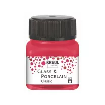 Farba do Szkła i Ceramiki Kreul Glass & Porcelain Classic 20 ml 16206 Carmine Red
