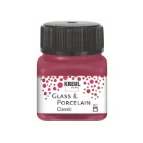 Farba do Szkła i Ceramiki Kreul Glass & Porcelain Classic 20 ml 16207 Garnet Red
