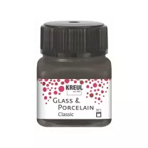 Farba do Szkła i Ceramiki Kreul Glass & Porcelain Classic 20 ml 16226 Dark Brown