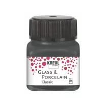 Farba do Szkła i Ceramiki Kreul Glass & Porcelain Classic 20 ml 16231 Gray