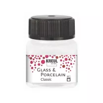 Farba do Szkła i Ceramiki Kreul Glass & Porcelain Classic 20 ml 16238 Mother Of Pearl White