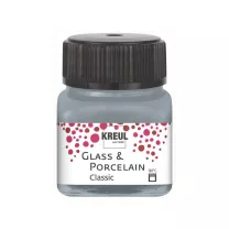 Farba do Szkła i Ceramiki Kreul Glass & Porcelain Classic 20 ml 16246 Metallic Silver