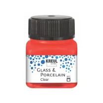 Farba do Szkła i Porcelany Kreul Glass & Porcelain Clear 20 ml 16205 Cherry Red