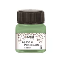 Farba do Szkła i Ceramiki Kreul Glass & Porcelain Chalky 20 ml 16640 Rosemary Green
