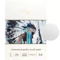 Blok SMLT Art Professional Acrylic Paper 420 Gsm 10 Ark. Indianin A4 TS-10(420)/PRO