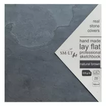 Szkicownik SMLT Stonebook 250 gsm 19,5 x 19,5 cm 32 ark. Natural Brown FB-32(250)NT