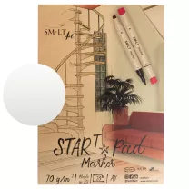 Blok do Marker&oacute;w SMLT Art Start Pad Marker 70 gsm 20 ark. A4 MS-20