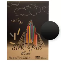 Blok SMLT Art Start Pad Black 120 gsm 20 ark. A4 PS-20/BLACK