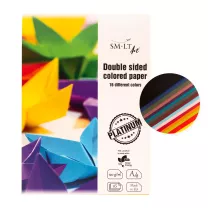 Blok Kolorowy Smlt Art School Platinium Double Sided Colored Paper 120 gsm 16 ark. A4 2SP-P16/P/FSC
