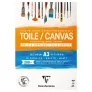 Pł&oacute;tno Malarskie W Bloku Clairefontaine Toile Polycotton Canvas White 200 gsm A3 975208