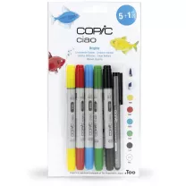 Markery Copic Ciao 5 + 1 Multiliner Brights set 22075550