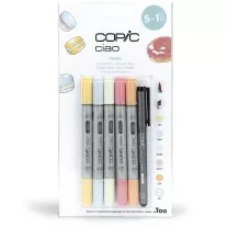 Markery Copic Ciao 5 + 1 Multiliner Pastels set 22075555
