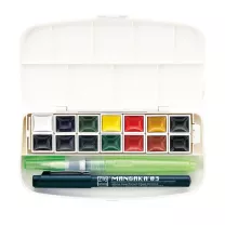 Farby Akwarelowe Kuretake Transparent Watercolor Set 14 WSKG301-1