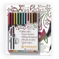Cienkopisy Chameleon Fineliners 12 Designer Colors Fl1202UK