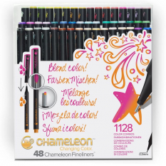 Cienkopisy Chameleon Fineliners 48 Brilliant Colors Fl4801uk